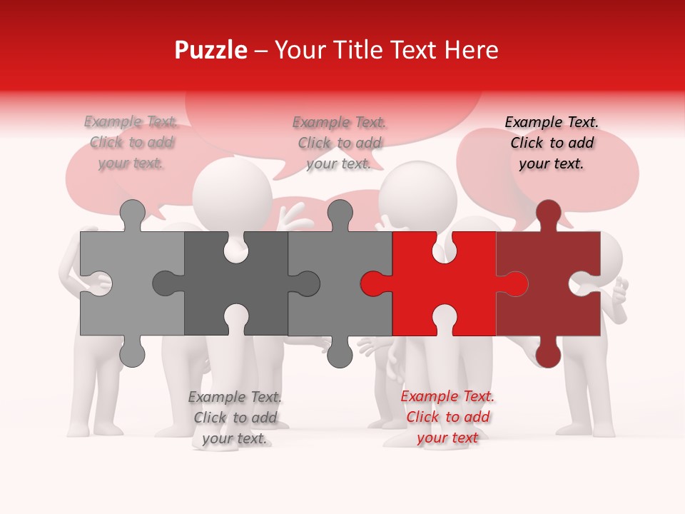 Debate Design Bubble PowerPoint Template