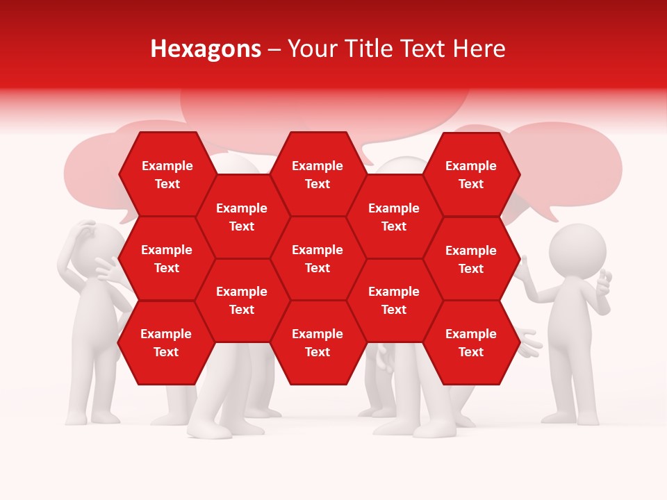 Debate Design Bubble PowerPoint Template