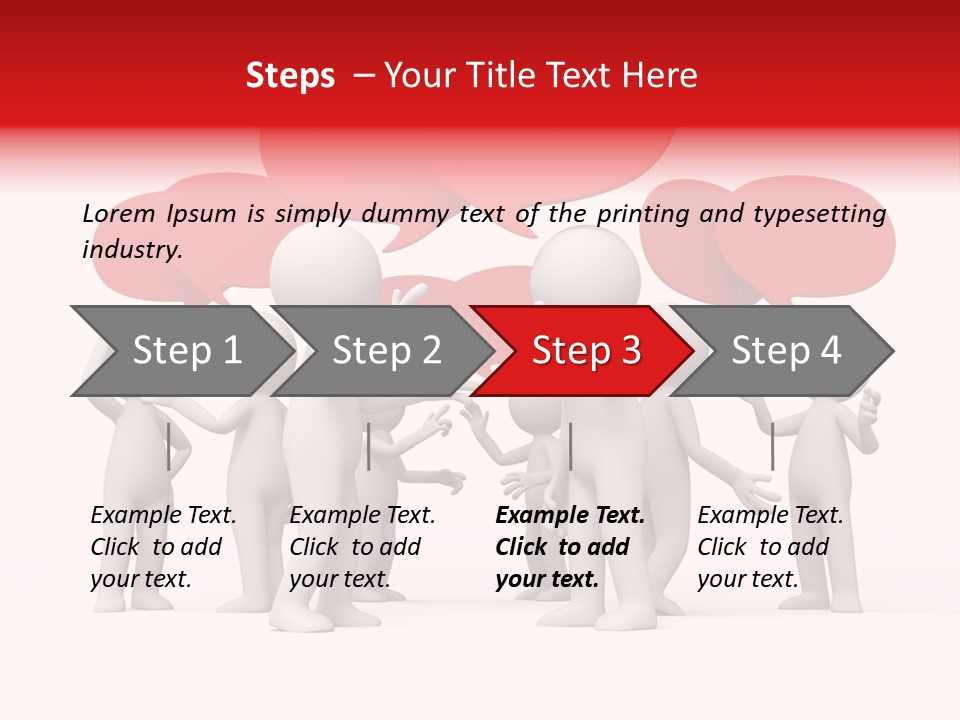 Debate Design Bubble PowerPoint Template