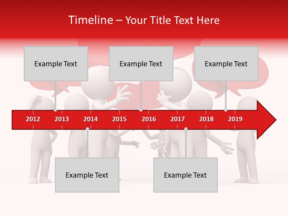 Debate Design Bubble PowerPoint Template