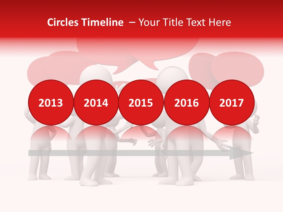 Debate Design Bubble PowerPoint Template