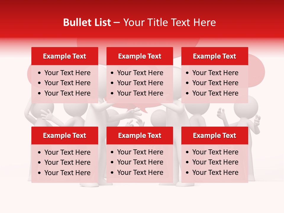 Debate Design Bubble PowerPoint Template
