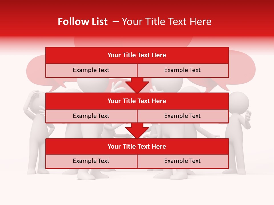 Debate Design Bubble PowerPoint Template