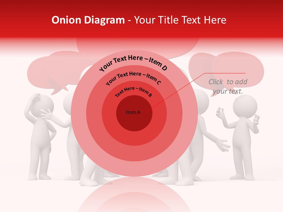 Debate Design Bubble PowerPoint Template