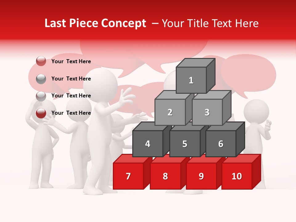 Debate Design Bubble PowerPoint Template