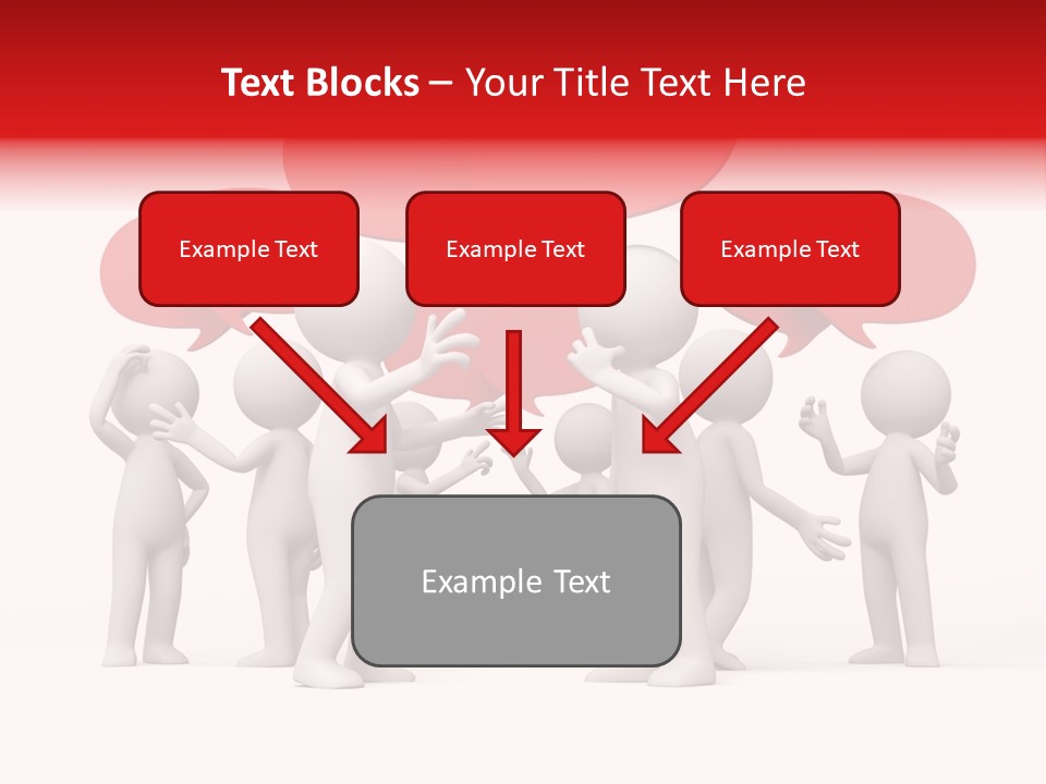 Debate Design Bubble PowerPoint Template