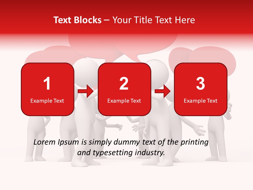 Debate Design Bubble PowerPoint Template