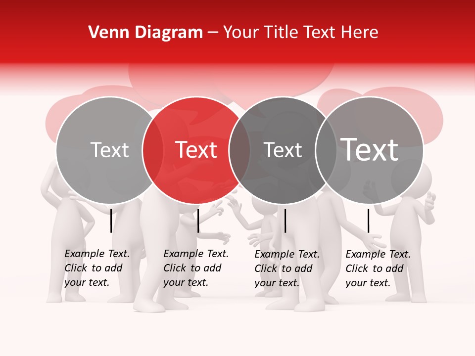 Debate Design Bubble PowerPoint Template
