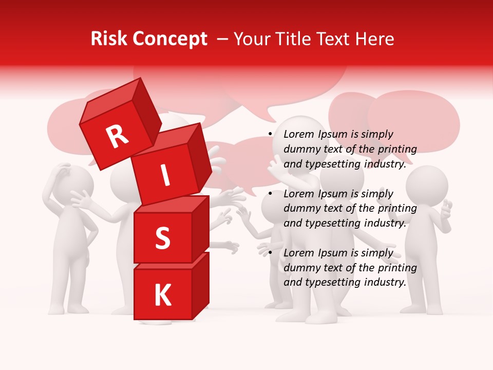 Debate Design Bubble PowerPoint Template