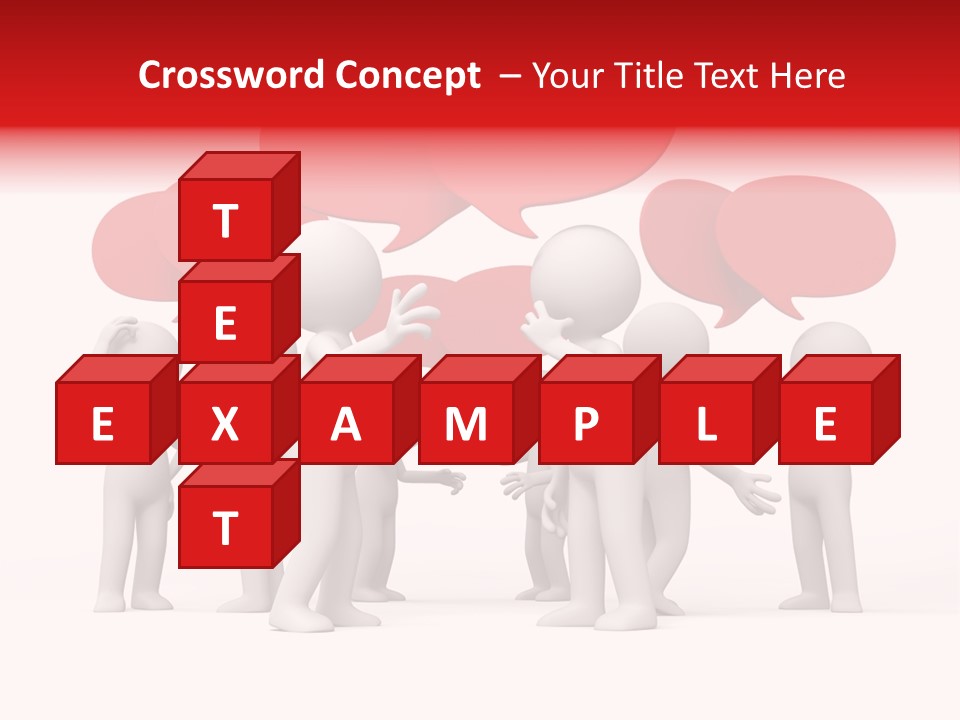 Debate Design Bubble PowerPoint Template