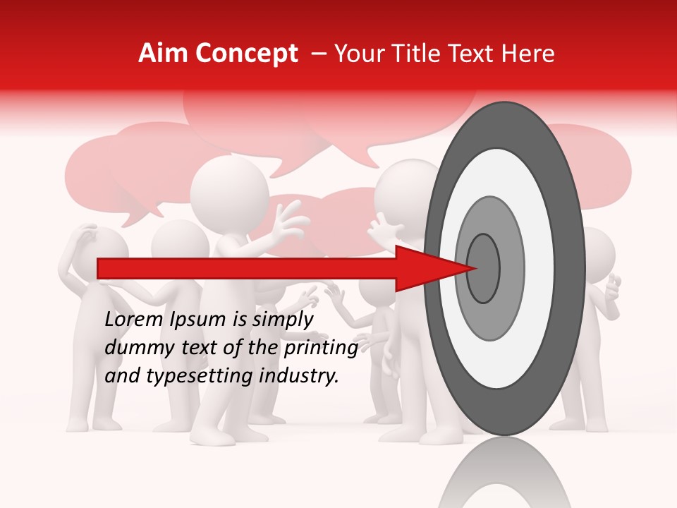 Debate Design Bubble PowerPoint Template