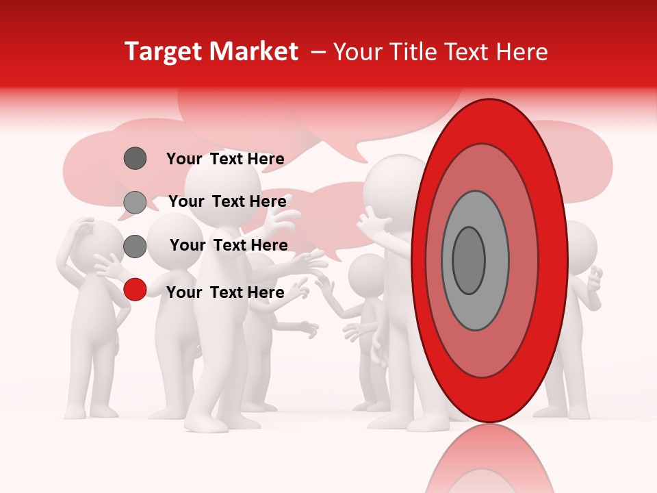 Debate Design Bubble PowerPoint Template