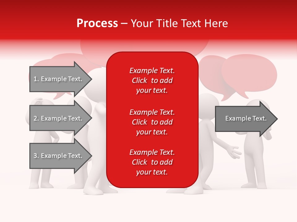 Debate Design Bubble PowerPoint Template