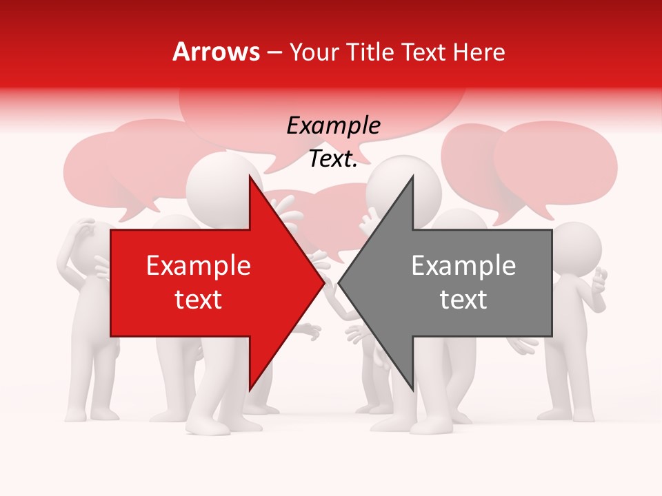Debate Design Bubble PowerPoint Template