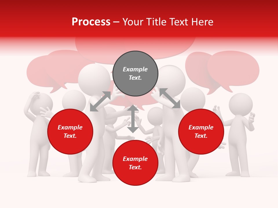 Debate Design Bubble PowerPoint Template