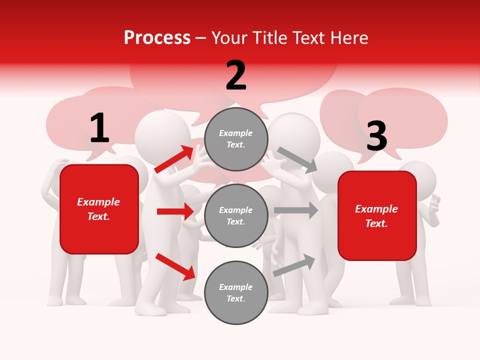 Debate Design Bubble PowerPoint Template