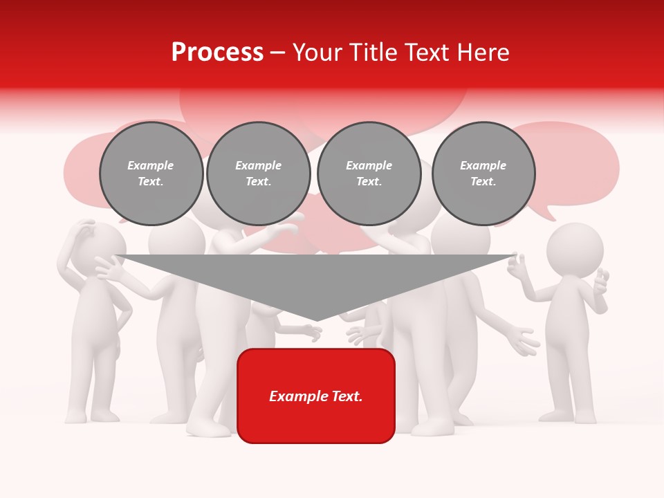Debate Design Bubble PowerPoint Template