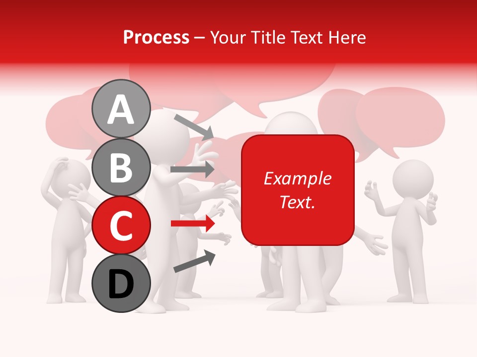 Debate Design Bubble PowerPoint Template
