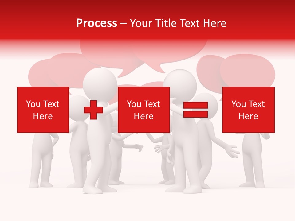 Debate Design Bubble PowerPoint Template