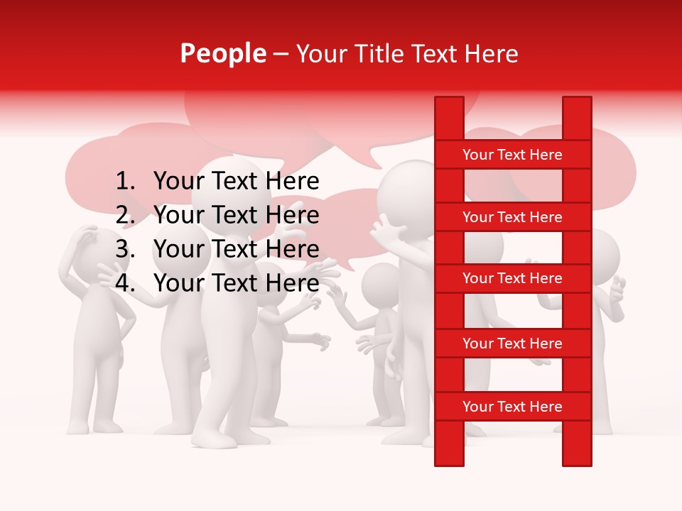 Debate Design Bubble PowerPoint Template