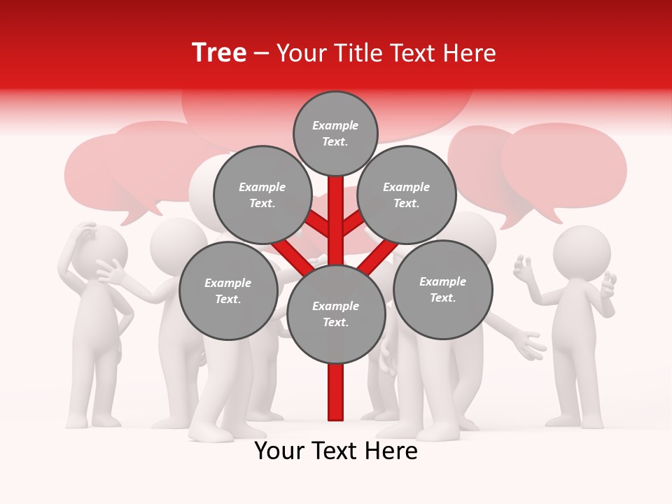 Debate Design Bubble PowerPoint Template