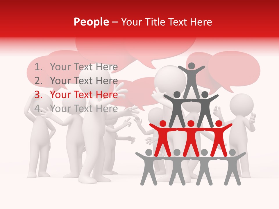 Debate Design Bubble PowerPoint Template