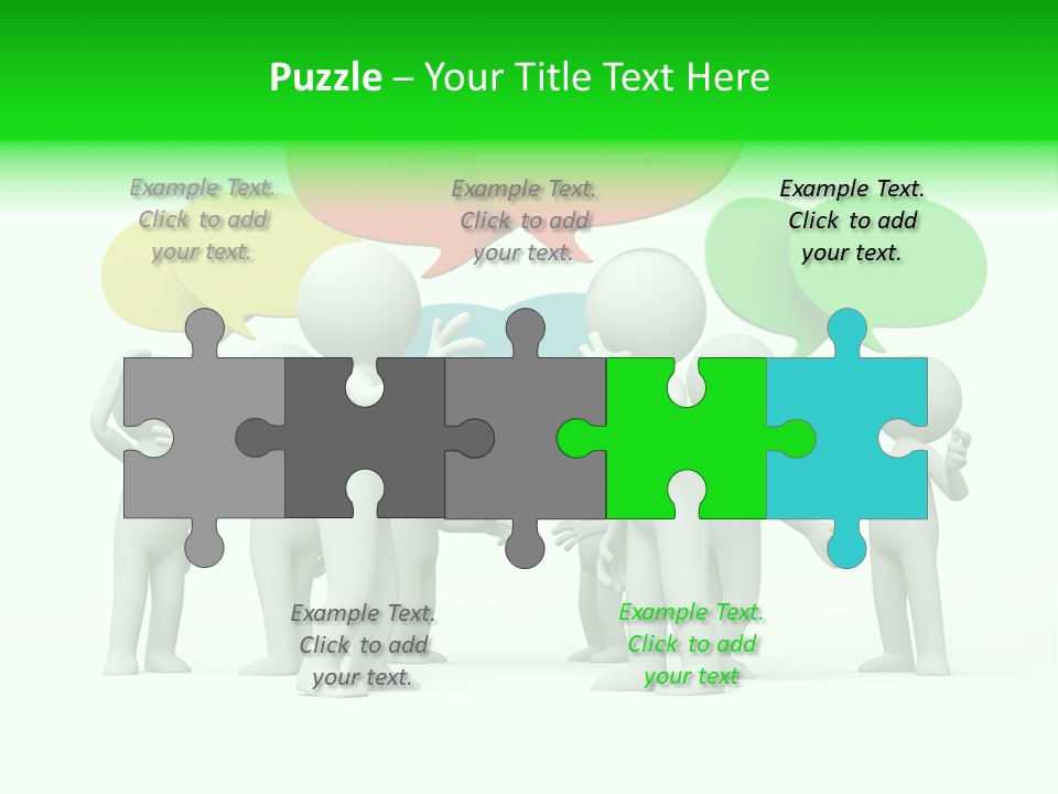 White Debate Conversation PowerPoint Template