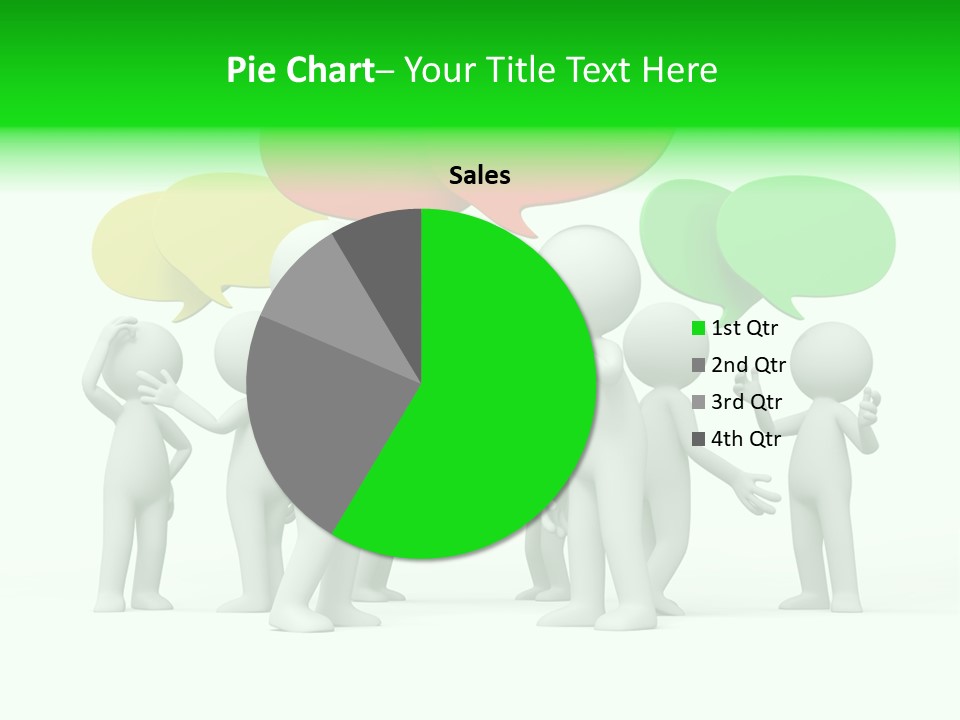 White Debate Conversation PowerPoint Template