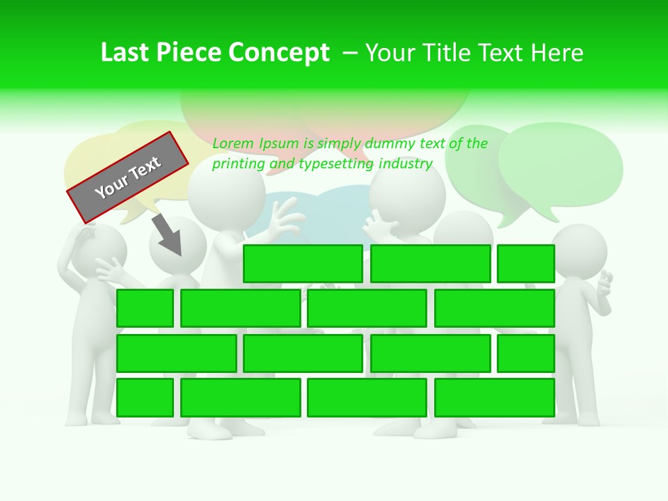 White Debate Conversation PowerPoint Template