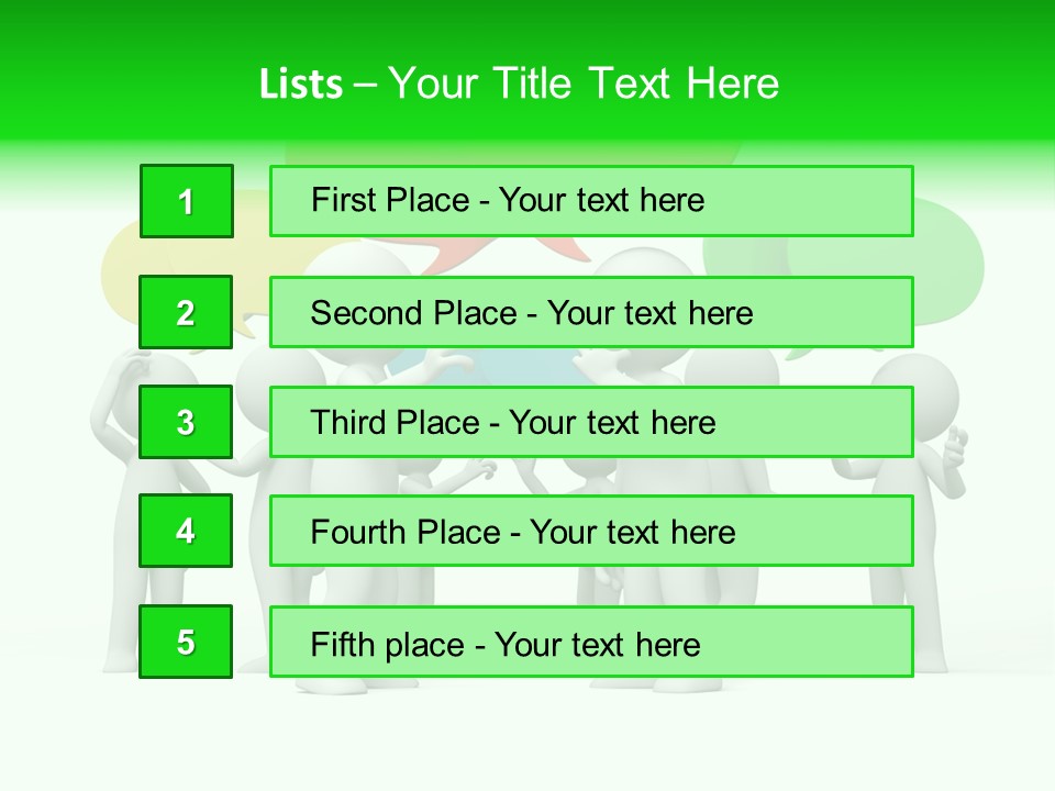 White Debate Conversation PowerPoint Template