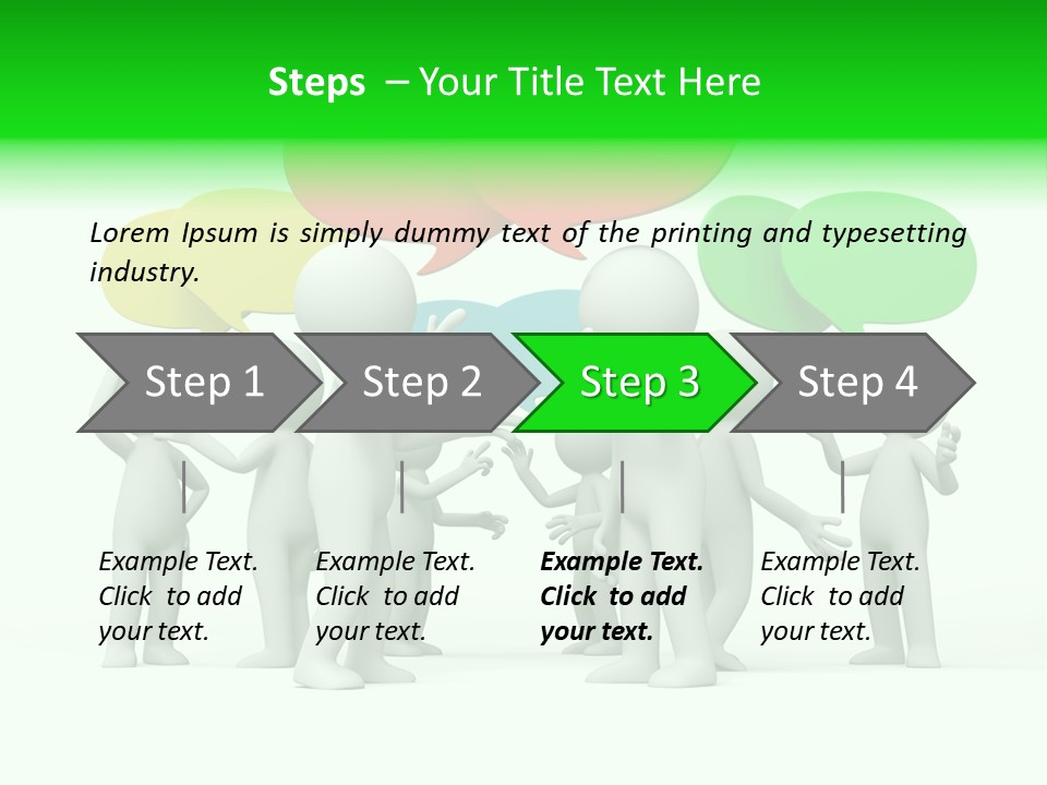 White Debate Conversation PowerPoint Template