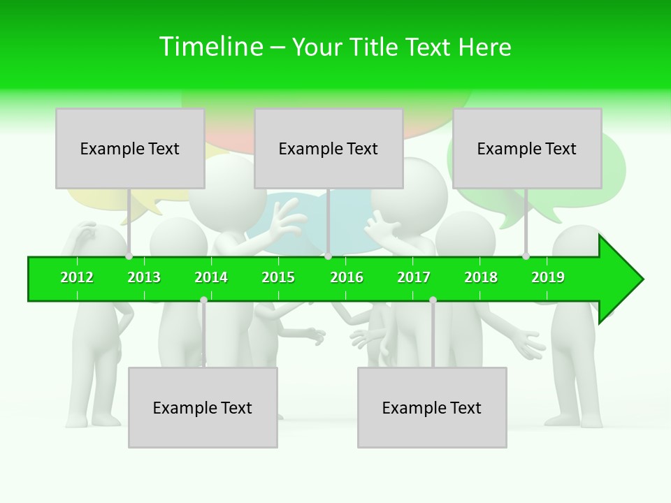 White Debate Conversation PowerPoint Template