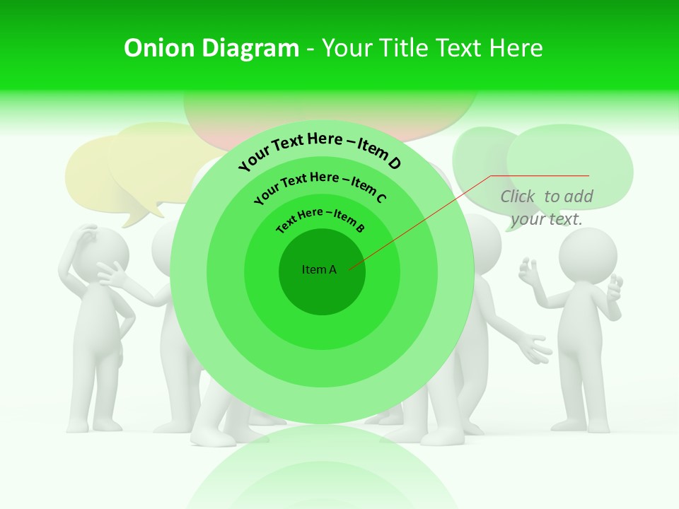 White Debate Conversation PowerPoint Template