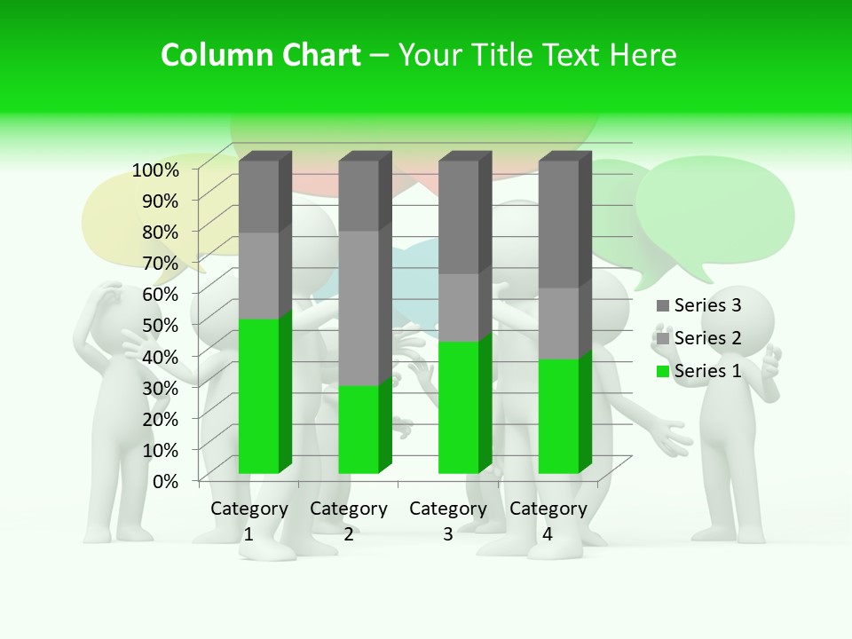 White Debate Conversation PowerPoint Template