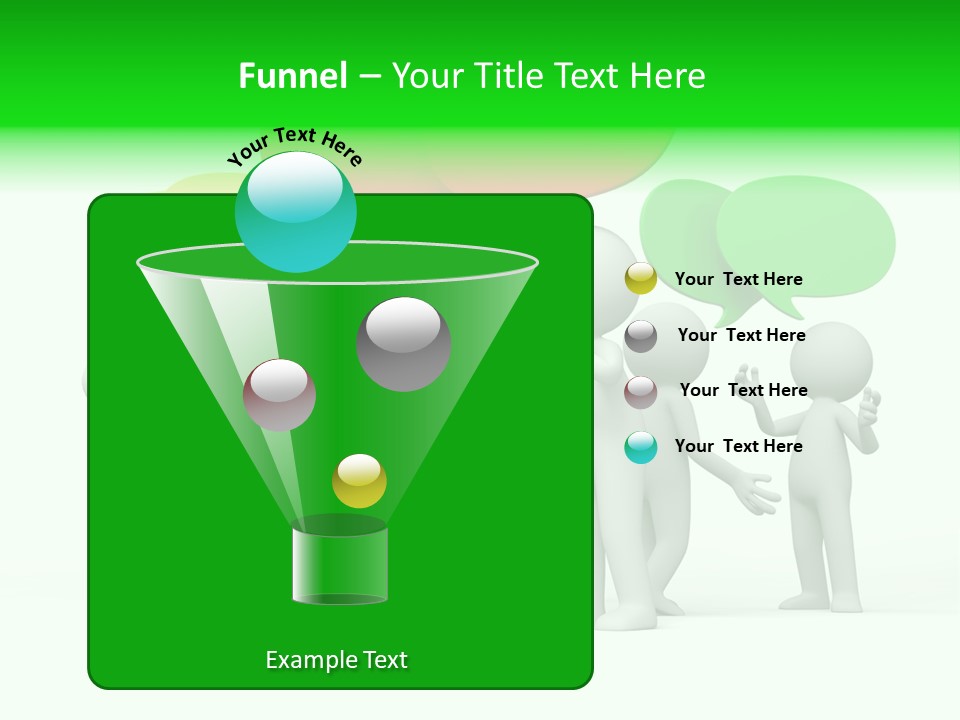 White Debate Conversation PowerPoint Template