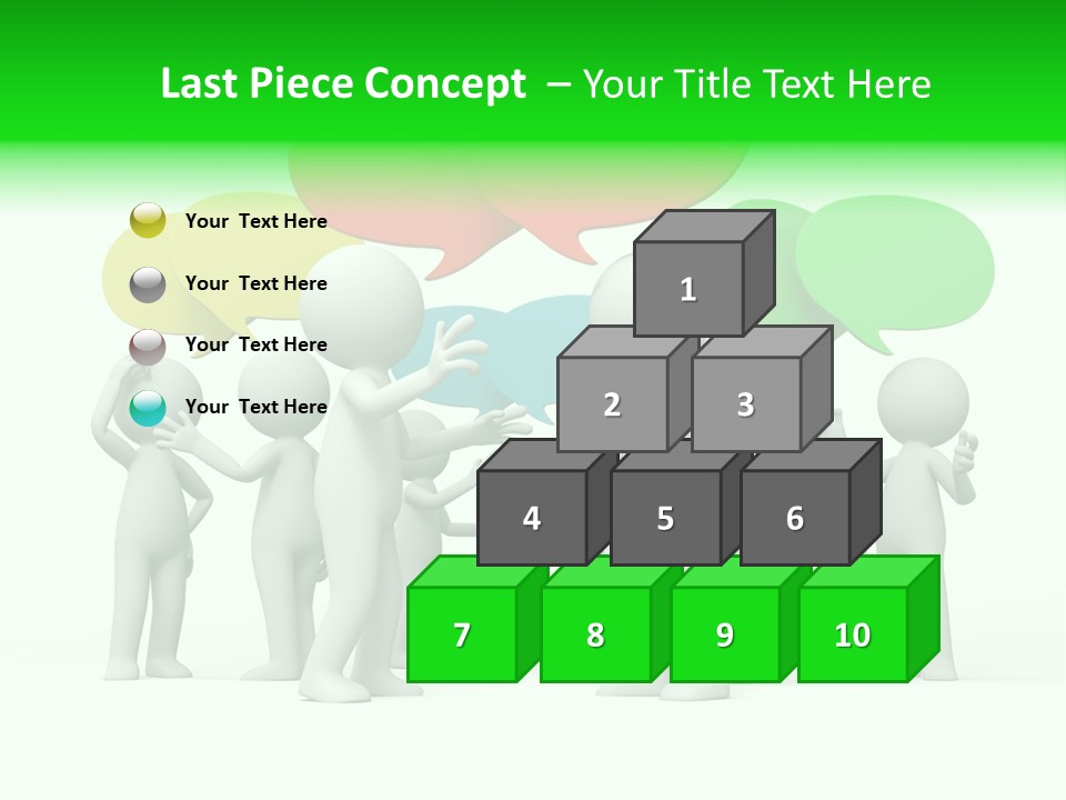 White Debate Conversation PowerPoint Template