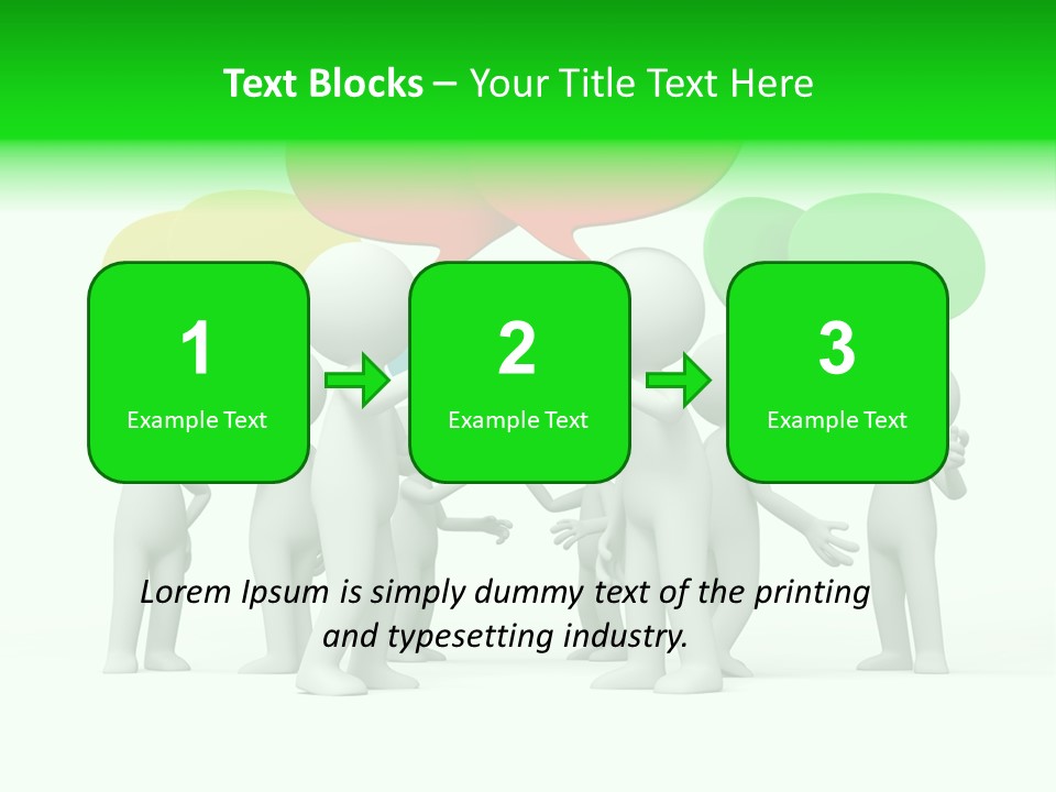 White Debate Conversation PowerPoint Template