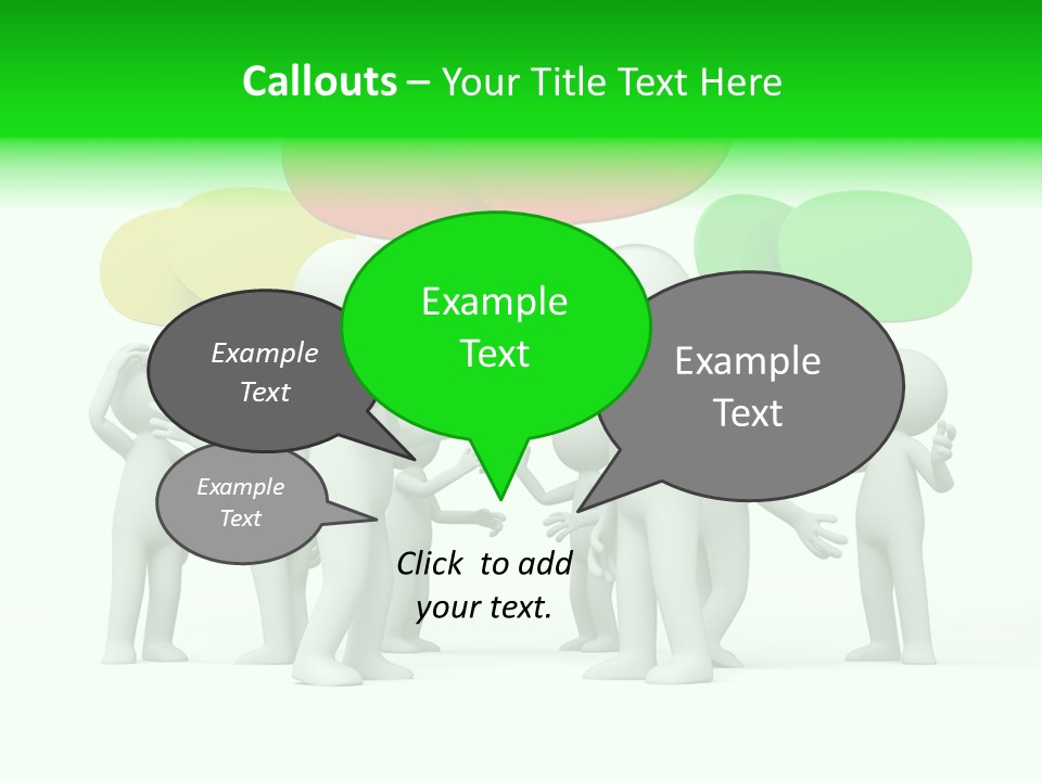 White Debate Conversation PowerPoint Template