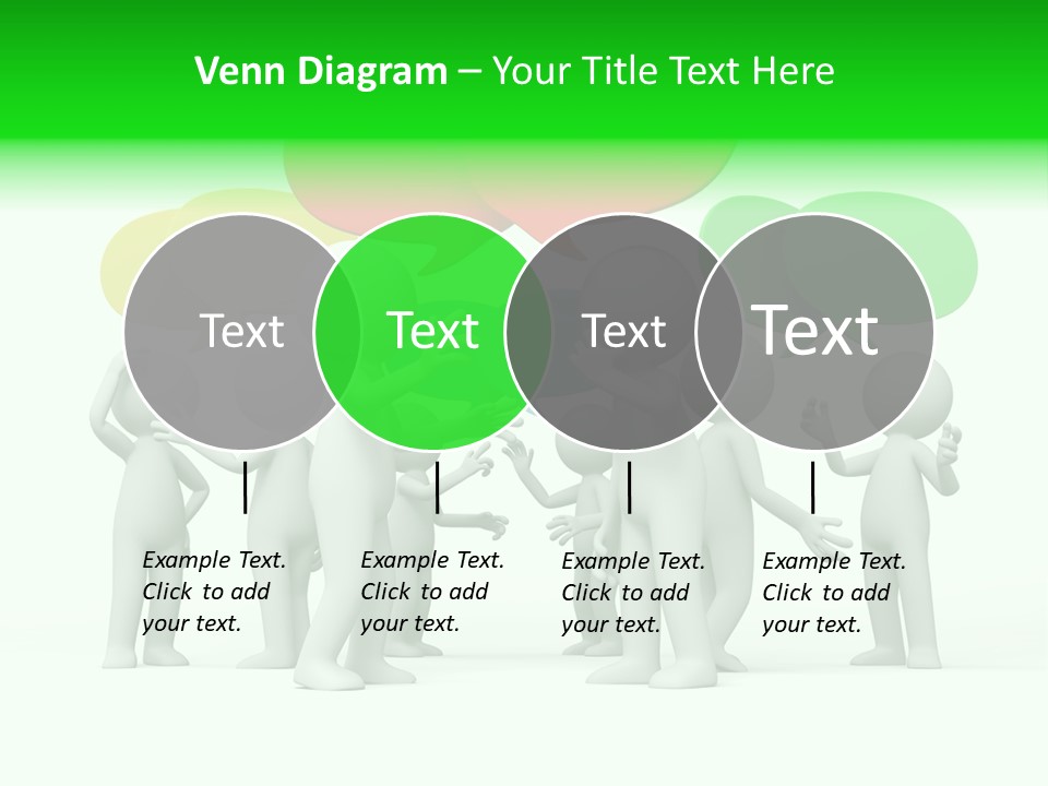 White Debate Conversation PowerPoint Template