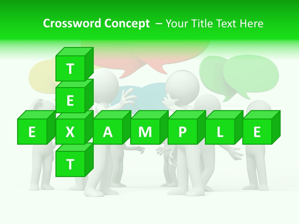 White Debate Conversation PowerPoint Template