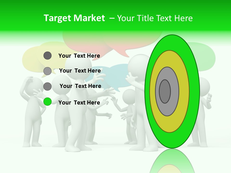 White Debate Conversation PowerPoint Template