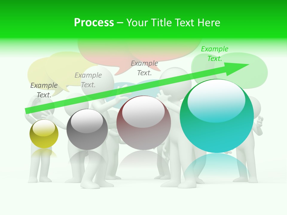 White Debate Conversation PowerPoint Template