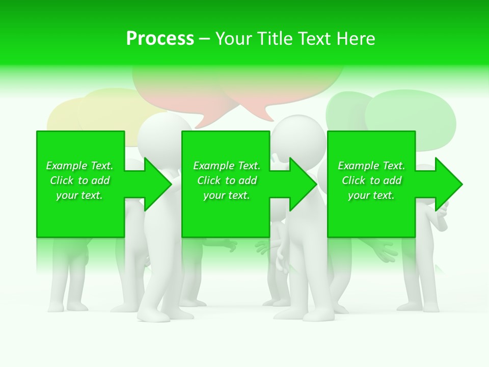 White Debate Conversation PowerPoint Template