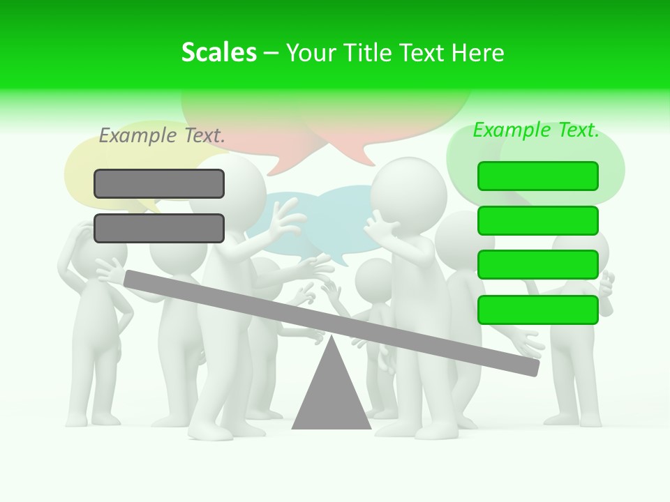 White Debate Conversation PowerPoint Template