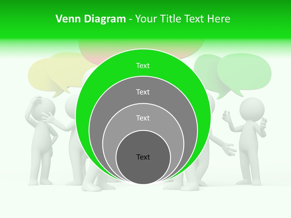 White Debate Conversation PowerPoint Template