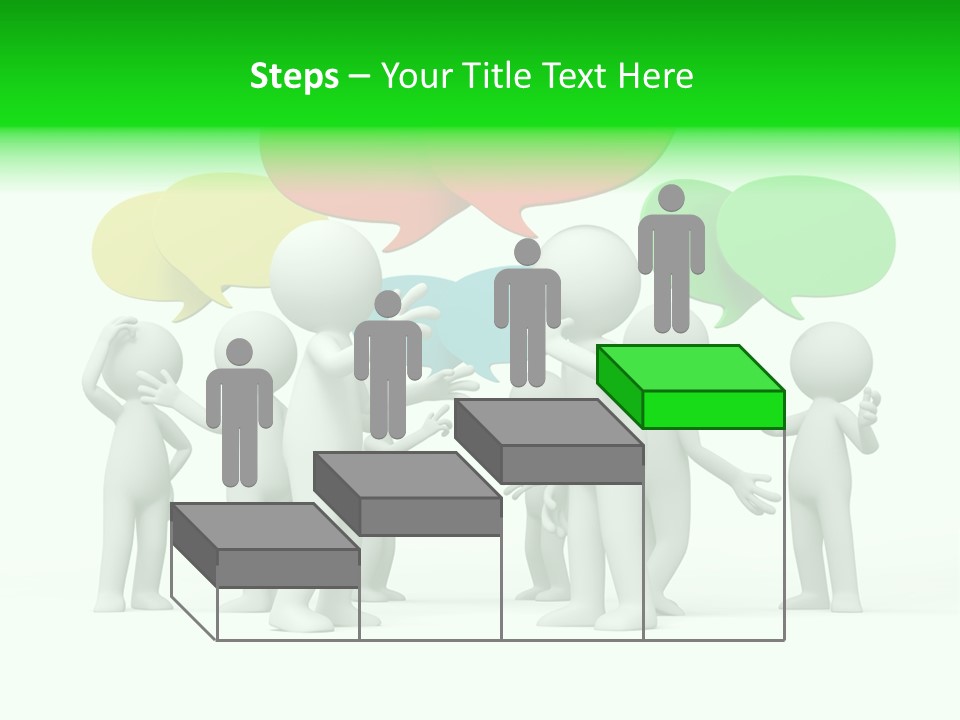 White Debate Conversation PowerPoint Template