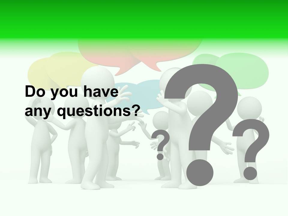 White Debate Conversation PowerPoint Template