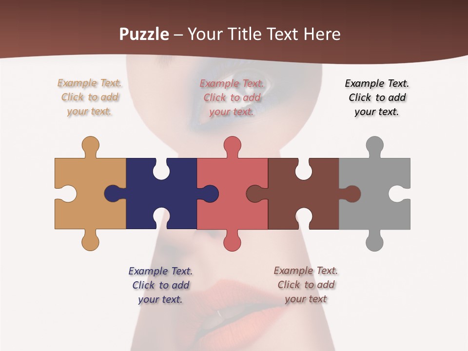 Examining Mystery Door PowerPoint Template