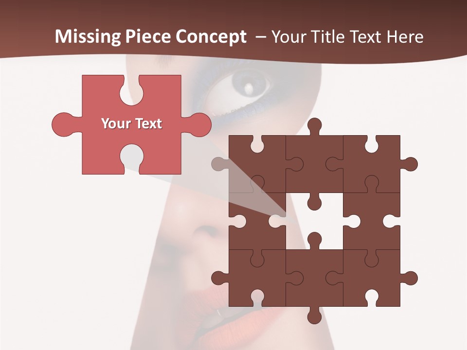 Examining Mystery Door PowerPoint Template