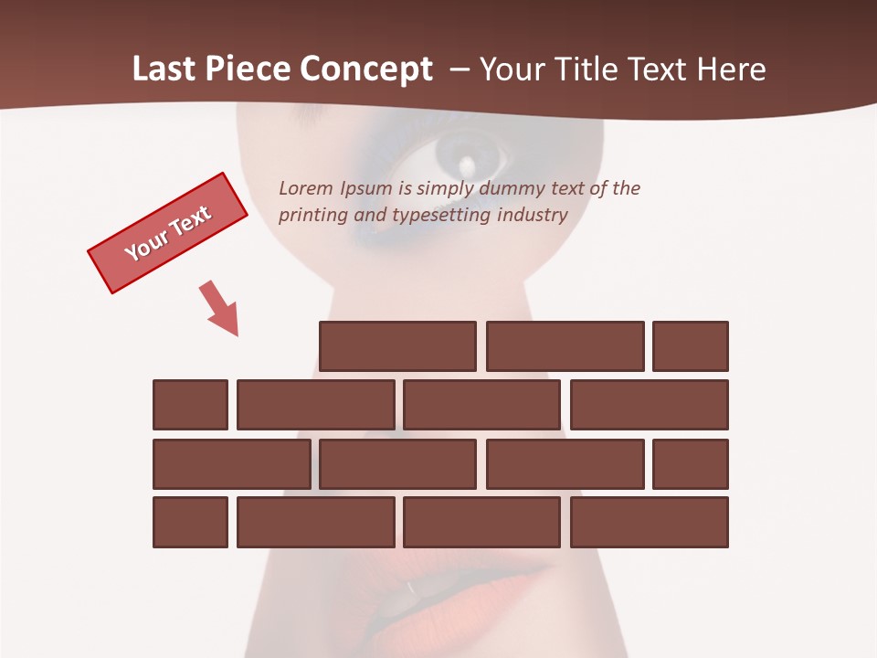 Examining Mystery Door PowerPoint Template